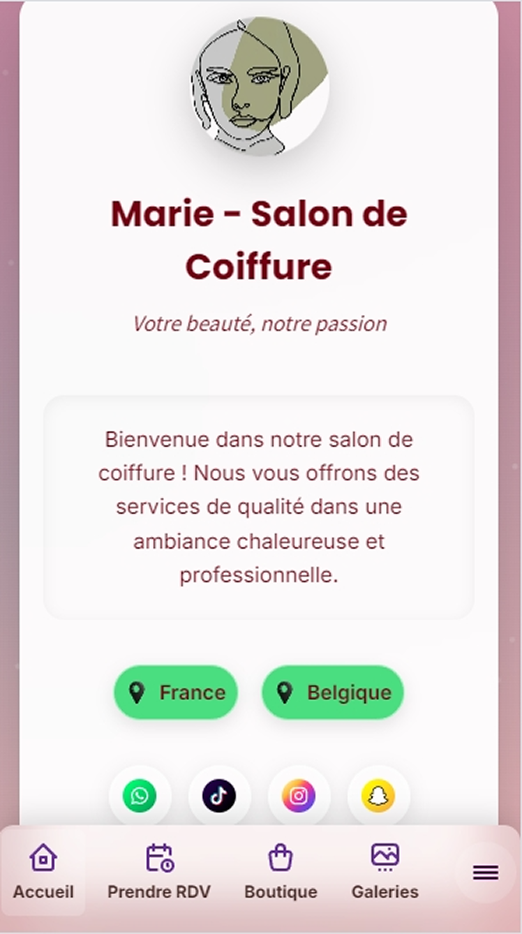 site personnalisées